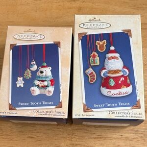 Hallmark Sweet Tooth Treats Ornaments - Red, White, Blue